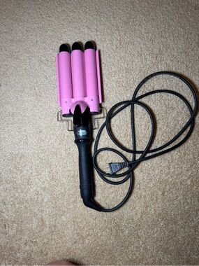 3-Bar Triple Barrel Waver - Pink